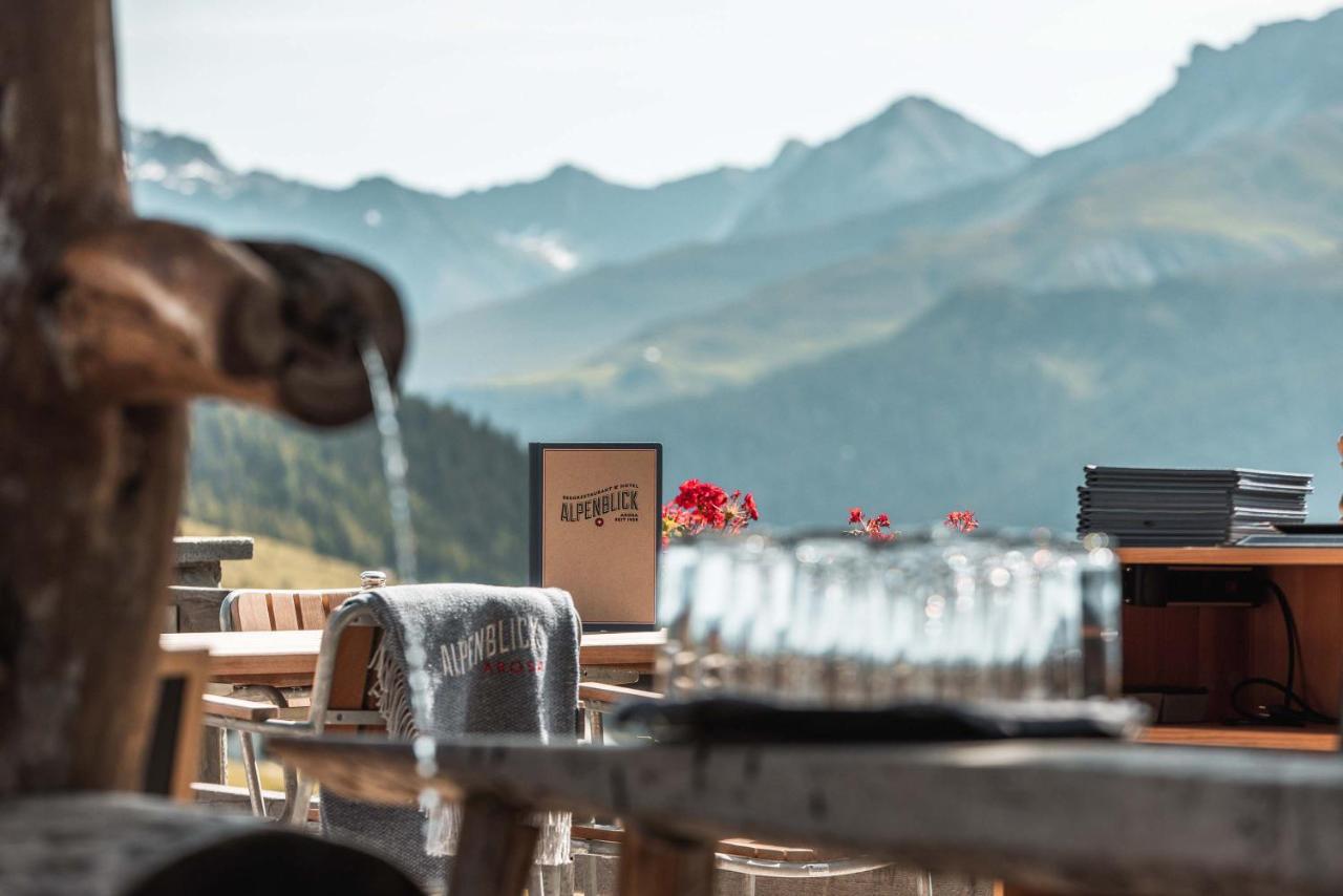 Alpenblick Bergrestaurant & Hotel Arosa Dış mekan fotoğraf