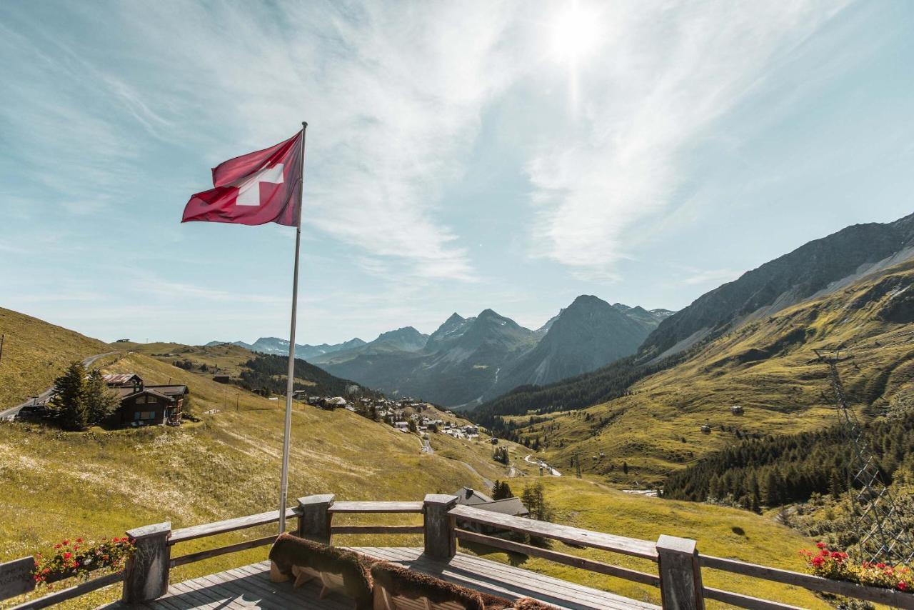 Alpenblick Bergrestaurant & Hotel Arosa Dış mekan fotoğraf