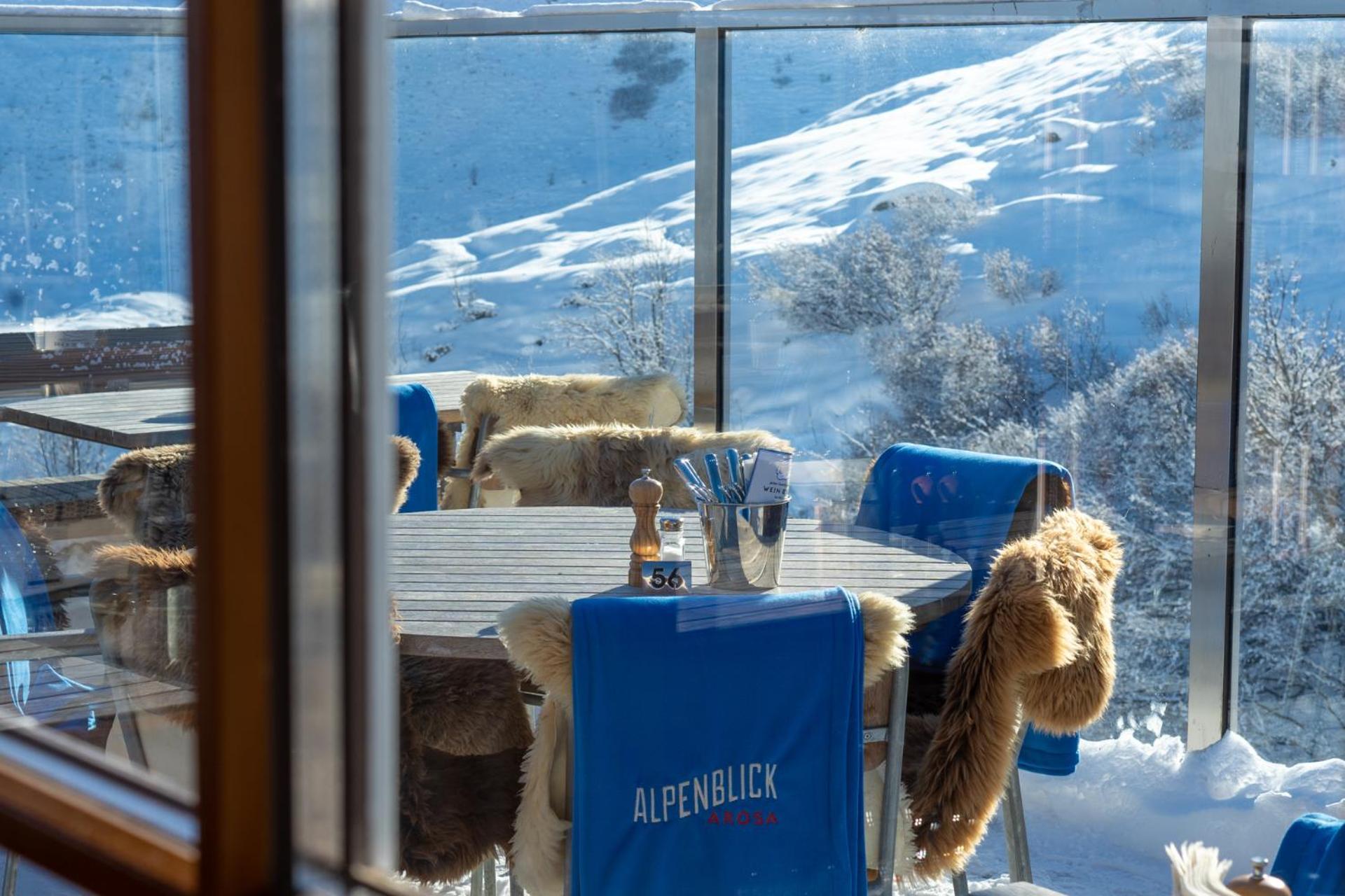 Alpenblick Bergrestaurant & Hotel Arosa Dış mekan fotoğraf