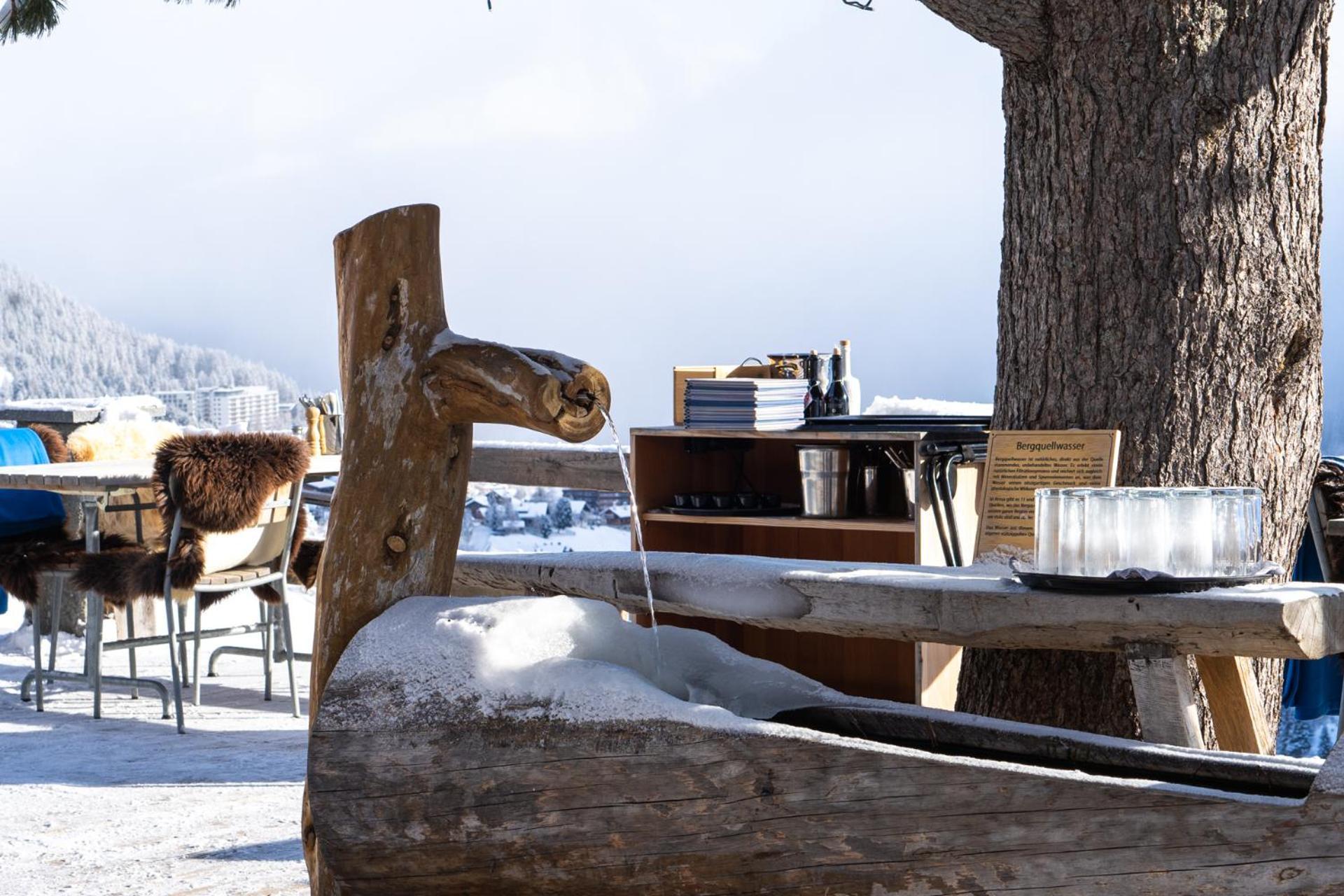 Alpenblick Bergrestaurant & Hotel Arosa Dış mekan fotoğraf